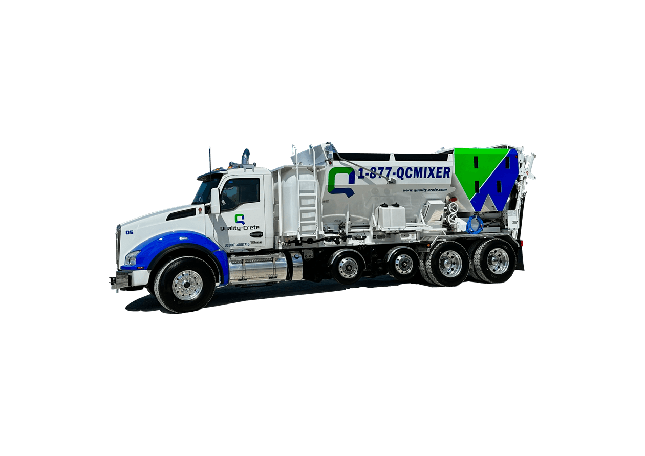 Quality-Crete volumetric mixer truck
